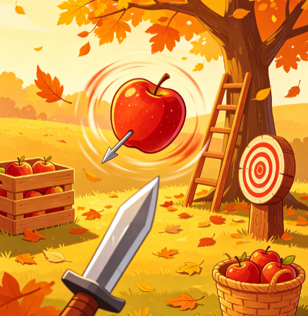 Golden Autumn Orchard Knife Challenge